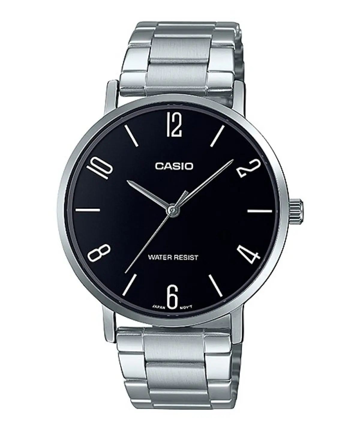 ساعت مچی مردانه کاسیو casio بند فلزی مدل MTP-VT01D-1B2